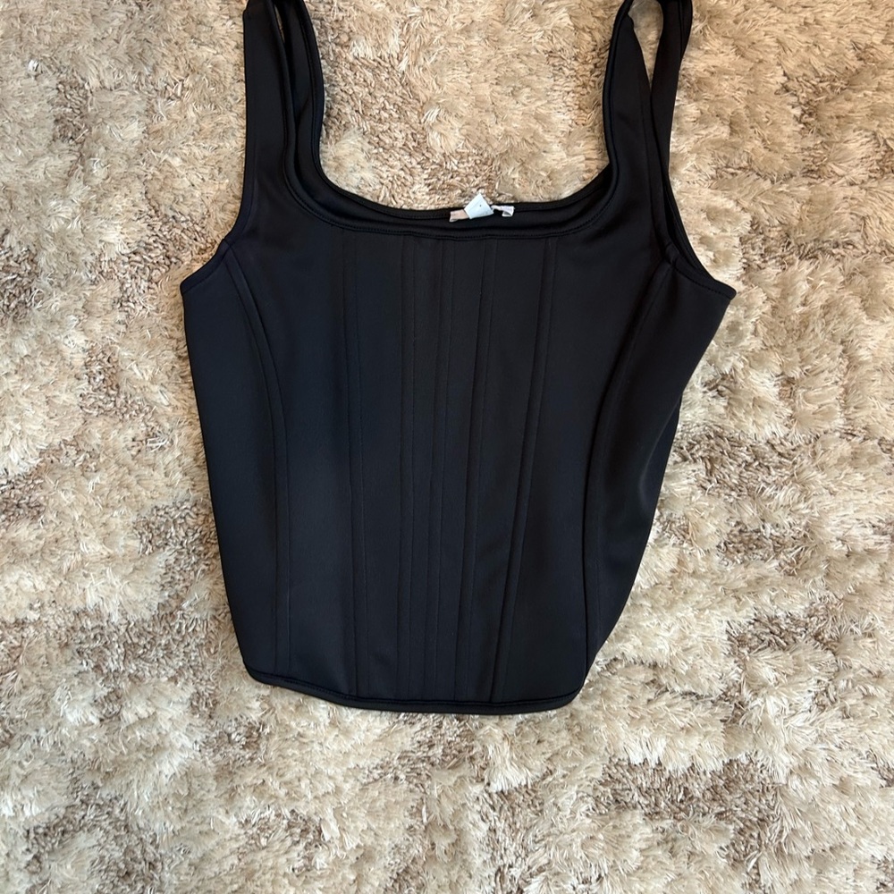 Bar III Black Tank Top